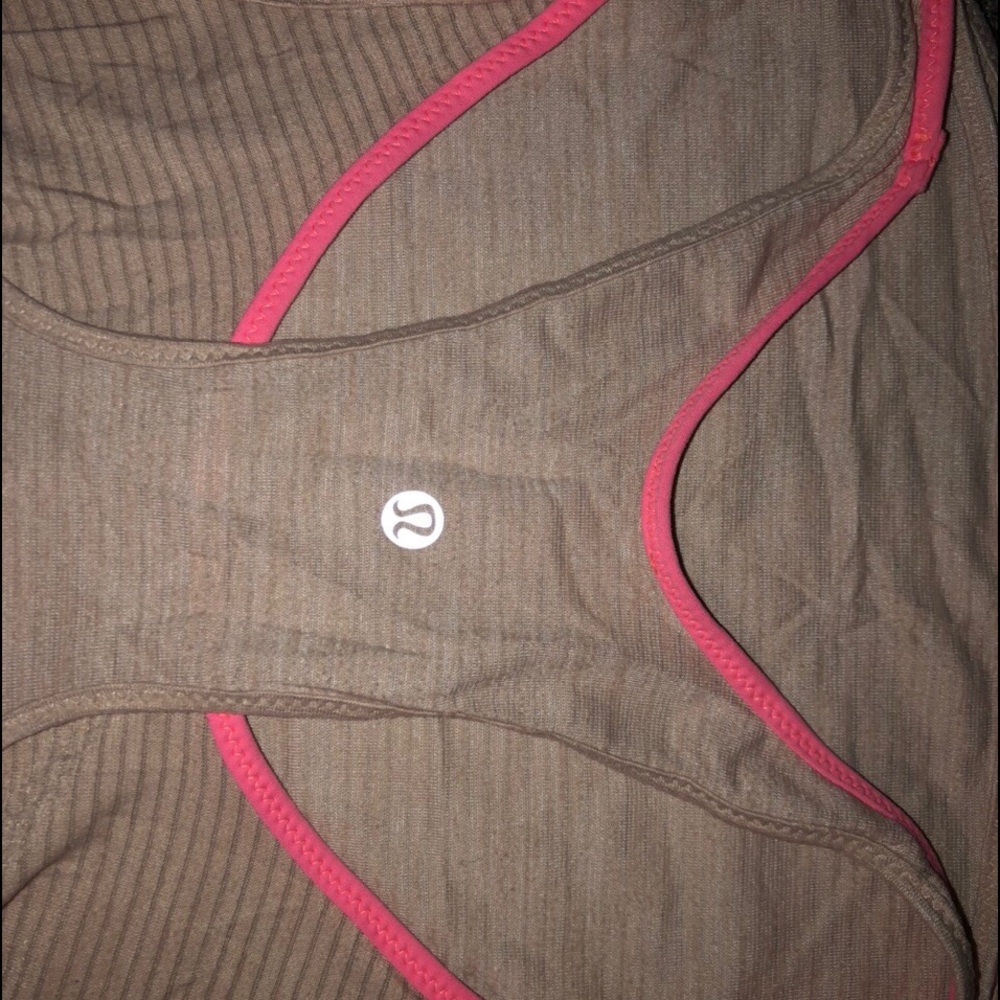Lululemon Razorback Tank Top with sweat technology